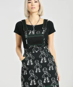 Hell Bunny Voodoo Pinafore Dress Ladies
