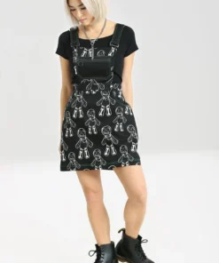 Hell Bunny Voodoo Pinafore Dress Ladies
