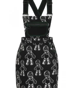 Hell Bunny Voodoo Pinafore Dress Ladies