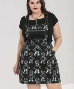 Hell Bunny Voodoo Pinafore Dress Ladies