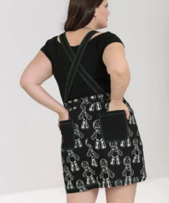 Hell Bunny Voodoo Pinafore Dress Ladies