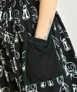 Hell Bunny Voodoo Mid Dress Ladies 18 Hell Bunny Voodoo Mid Dress Ladies