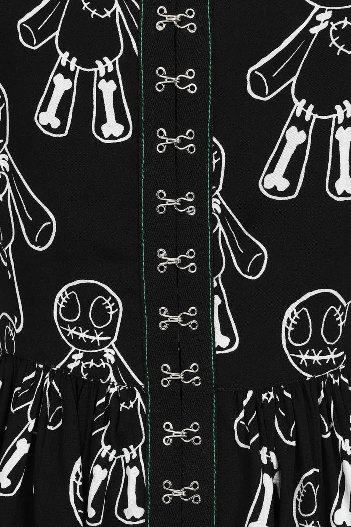 Hell Bunny Voodoo Mid Dress Ladies 10 Hell Bunny Voodoo Mid Dress Ladies