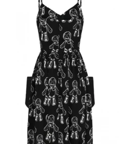 Hell Bunny Voodoo Mid Dress Ladies 21 Hell Bunny Voodoo Mid Dress Ladies