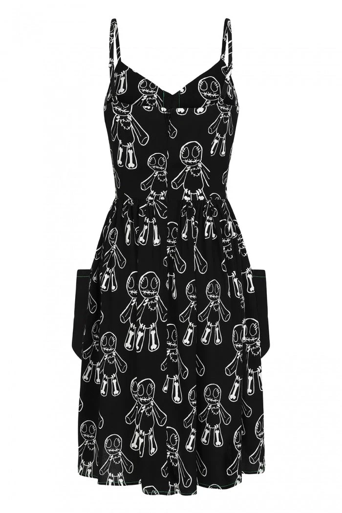 Hell Bunny Voodoo Mid Dress Ladies 9 Hell Bunny Voodoo Mid Dress Ladies