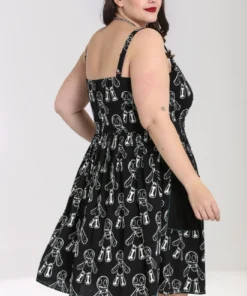 Hell Bunny Voodoo Mid Dress Ladies 25 Hell Bunny Voodoo Mid Dress Ladies