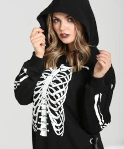 New Arrivals Hell Bunny Skeleton Hoodie Dress 12 New Arrivals Hell Bunny Skeleton Hoodie Dress