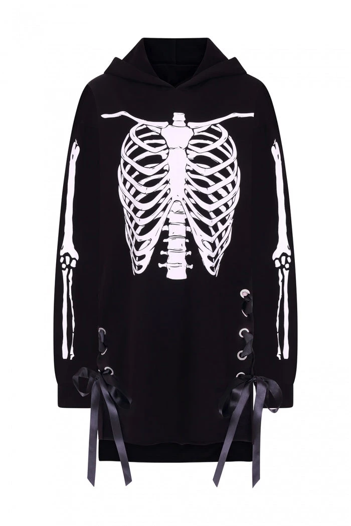 New Arrivals Hell Bunny Skeleton Hoodie Dress 7 New Arrivals Hell Bunny Skeleton Hoodie Dress