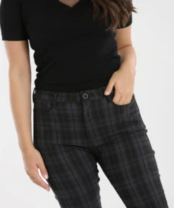 Hell Bunny Storm Skinny Trousers