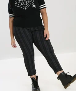 Hell Bunny Storm Skinny Trousers