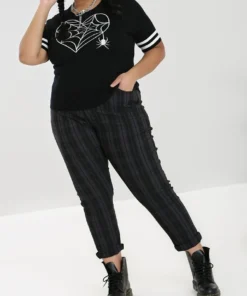 Hell Bunny Storm Skinny Trousers