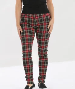 Ladies Hell Bunny Clash Skinny Trousers