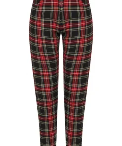 Ladies Hell Bunny Clash Skinny Trousers 11 Ladies Hell Bunny Clash Skinny Trousers