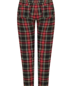 Ladies Hell Bunny Clash Skinny Trousers 13 Ladies Hell Bunny Clash Skinny Trousers
