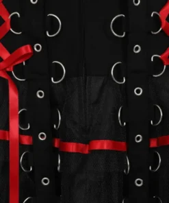 Hell Bunny Chain Mini Skirt Black / Red Ladies 17 Hell Bunny Chain Mini Skirt Black / Red Ladies