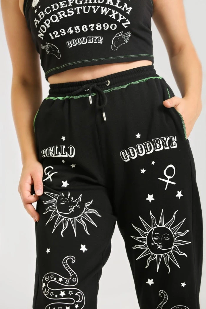 Hell Bunny Ouija Joggers Ladies 5 Hell Bunny Ouija Joggers Ladies