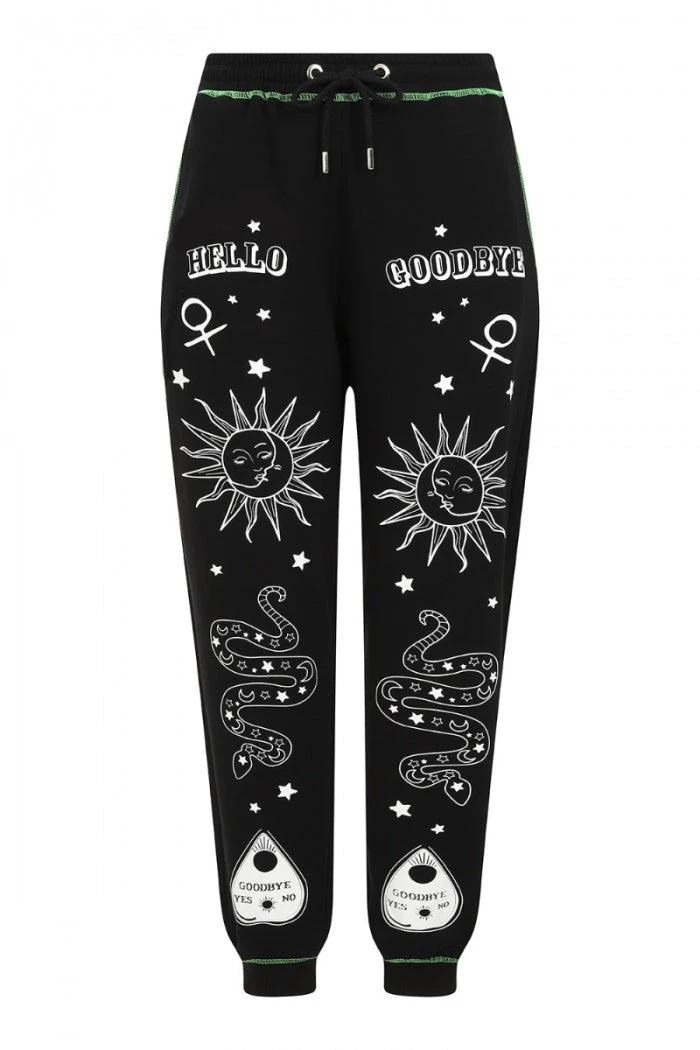 Hell Bunny Ouija Joggers Ladies 10 Hell Bunny Ouija Joggers Ladies