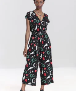 Hell Bunny Good Fortune Jumpsuit