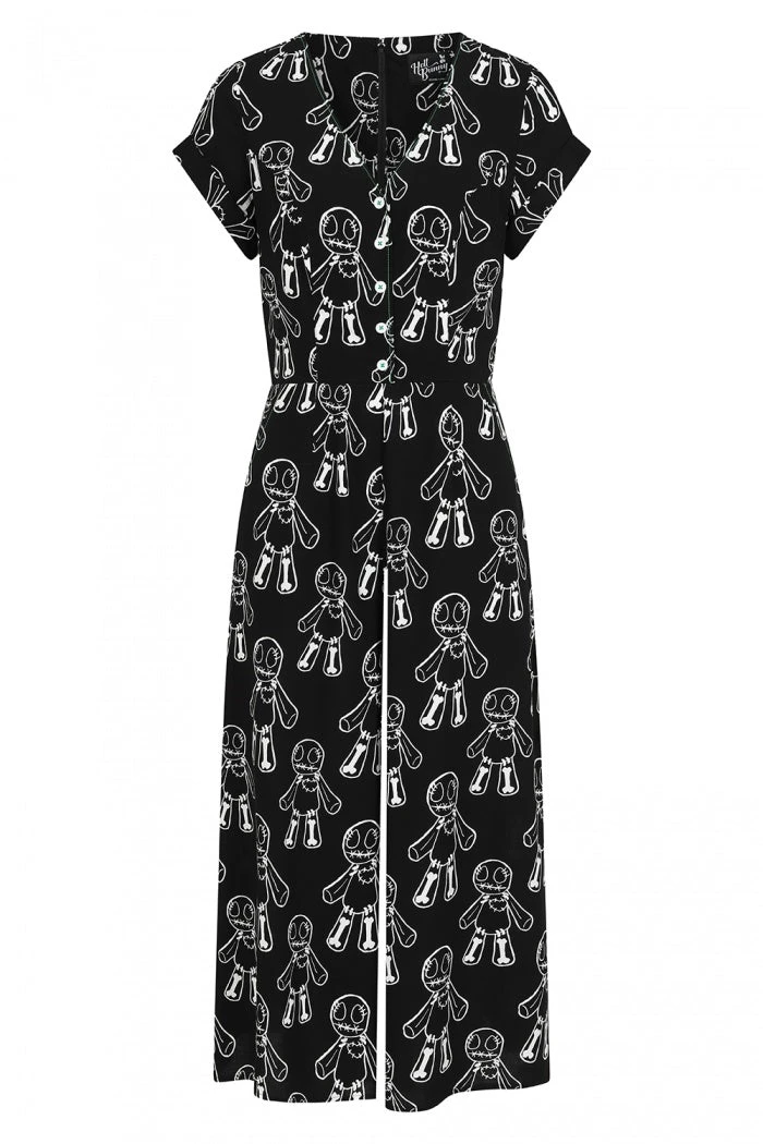 Ladies Hell Bunny Voodoo Jumpsuit 8 Ladies Hell Bunny Voodoo Jumpsuit