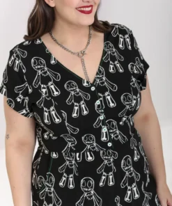 Ladies Hell Bunny Voodoo Jumpsuit 23 Ladies Hell Bunny Voodoo Jumpsuit