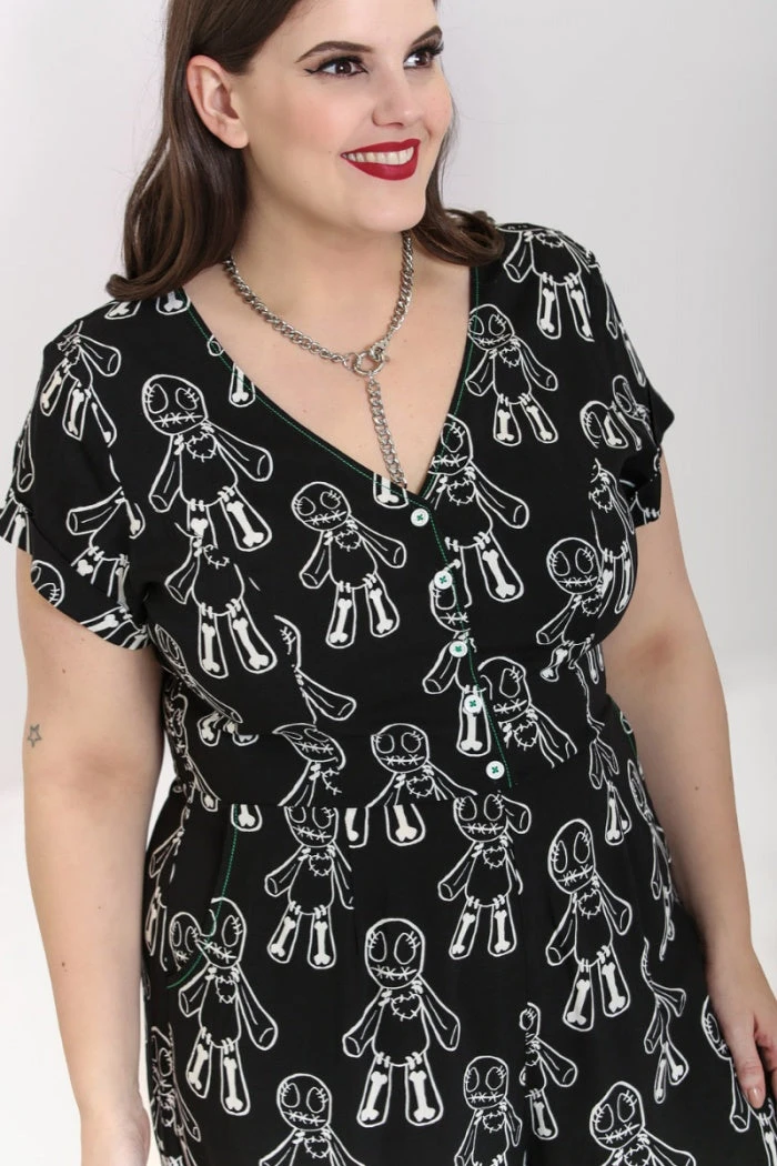 Ladies Hell Bunny Voodoo Jumpsuit 13 Ladies Hell Bunny Voodoo Jumpsuit