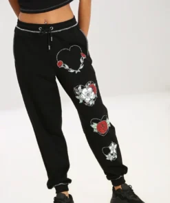 Hell Bunny Petal Joggers Ladies 8 Hell Bunny Petal Joggers Ladies