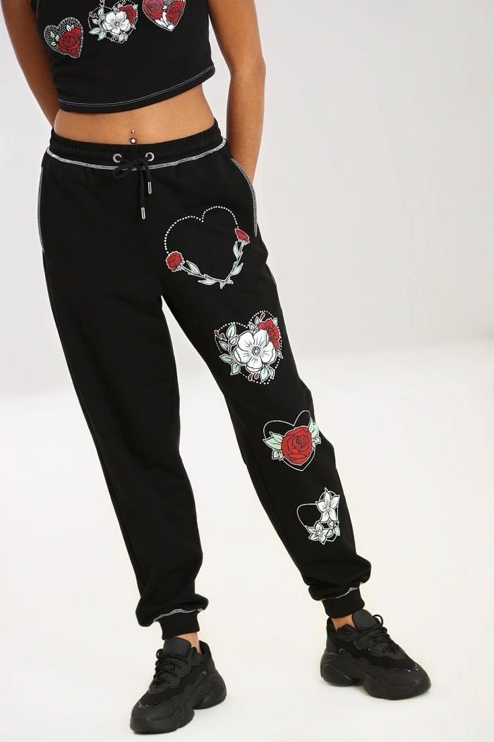 Hell Bunny Petal Joggers Ladies 5 Hell Bunny Petal Joggers Ladies