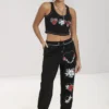 Hell Bunny Petal Joggers Ladies