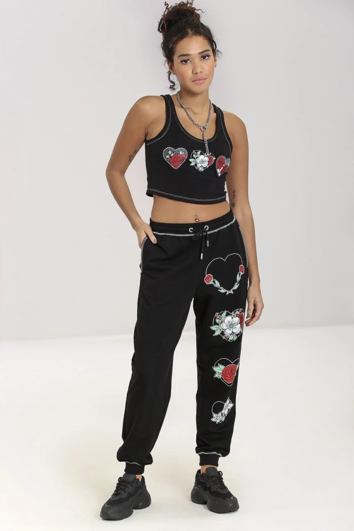 Hell Bunny Petal Joggers Ladies 3 Hell Bunny Petal Joggers Ladies