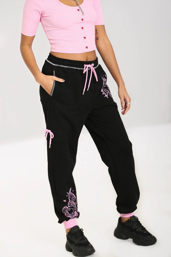 Hell Bunny Star Catcher Joggers Ladies 6 Hell Bunny Star Catcher Joggers Ladies