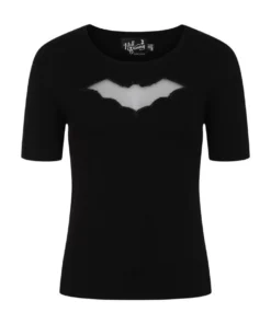 Ladies Hell Bunny Bat Top