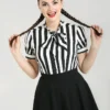 Ladies Hell Bunny Juno Blouse 2 Ladies Hell Bunny Juno Blouse