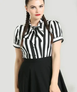 Ladies Hell Bunny Juno Blouse