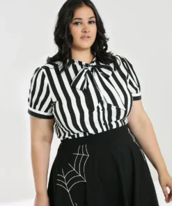 Ladies Hell Bunny Juno Blouse 19 Ladies Hell Bunny Juno Blouse