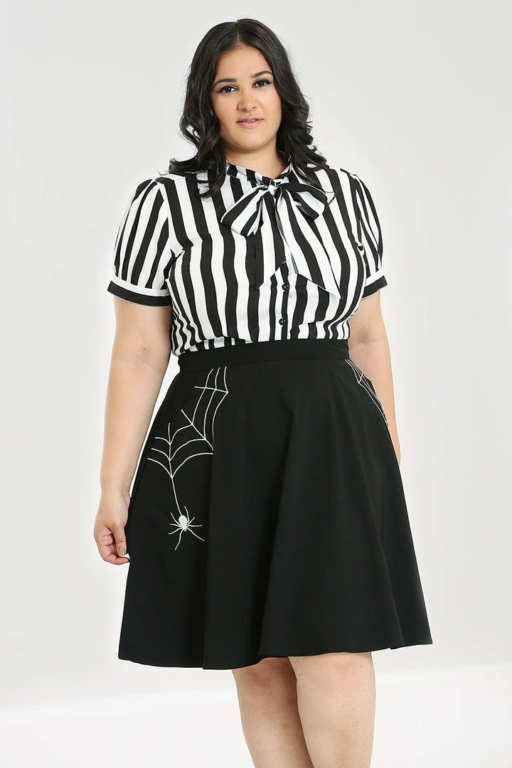 Ladies Hell Bunny Juno Blouse 9 Ladies Hell Bunny Juno Blouse