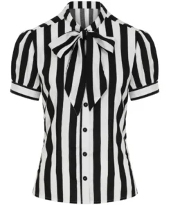 Ladies Hell Bunny Juno Blouse 22 Ladies Hell Bunny Juno Blouse
