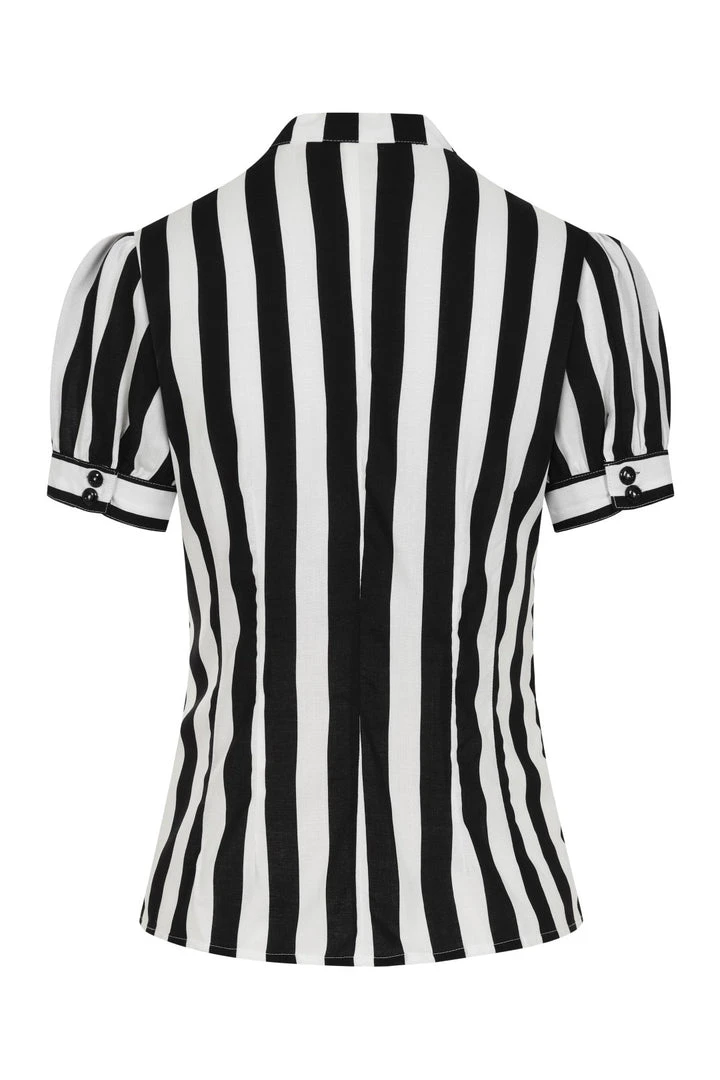 Ladies Hell Bunny Juno Blouse 12 Ladies Hell Bunny Juno Blouse