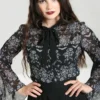 Hell Bunny Lost Whispers Blouse 1 Hell Bunny Lost Whispers Blouse