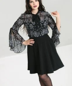 Hell Bunny Lost Whispers Blouse