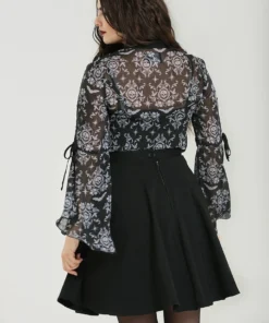 Hell Bunny Lost Whispers Blouse