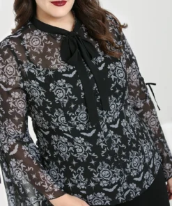 Hell Bunny Lost Whispers Blouse