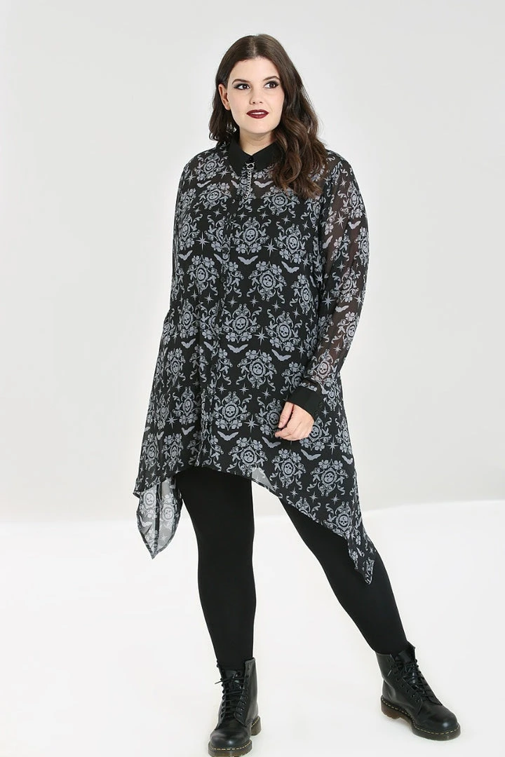 Hell Bunny Lost Whispers Tunic 8 Hell Bunny Lost Whispers Tunic