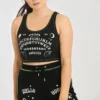 Ladies Hell Bunny Hell Bunny Ouija Crop Top 1 Ladies Hell Bunny Hell Bunny Ouija Crop Top