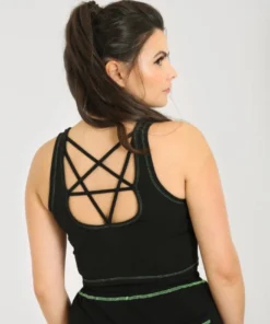 Ladies Hell Bunny Hell Bunny Ouija Crop Top