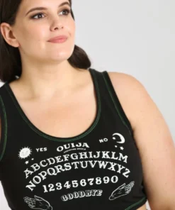 Ladies Hell Bunny Hell Bunny Ouija Crop Top