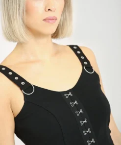 Hell Bunny Tabitha Crop Top Ladies