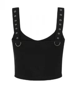 Hell Bunny Tabitha Crop Top Ladies 12 Hell Bunny Tabitha Crop Top Ladies