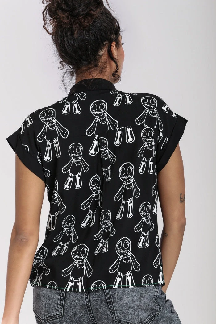 Hell Bunny Voodoo Shirt Ladies 7 Hell Bunny Voodoo Shirt Ladies