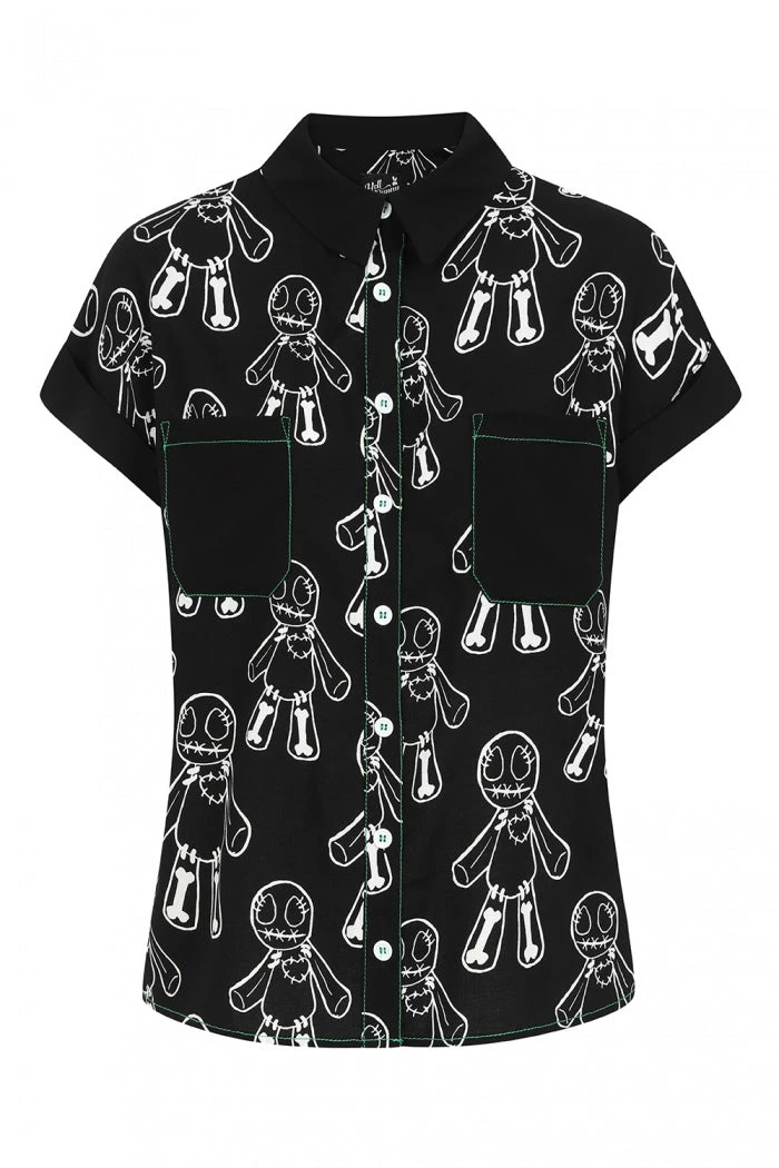 Hell Bunny Voodoo Shirt Ladies 8 Hell Bunny Voodoo Shirt Ladies