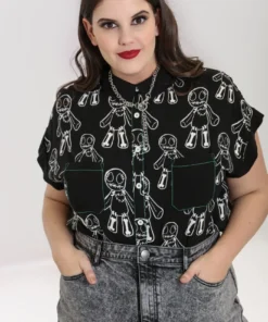 Hell Bunny Voodoo Shirt Ladies 12 Hell Bunny Voodoo Shirt Ladies